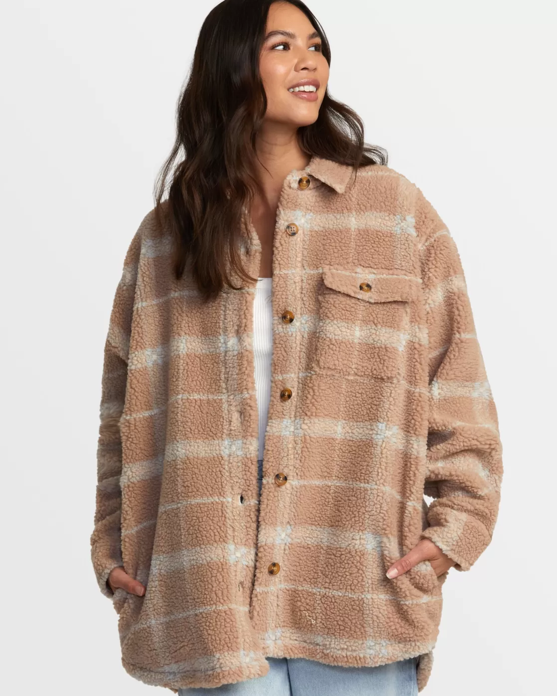 Outlet BIRDIE SHACKET FLANNEL JACKET Women Jackets