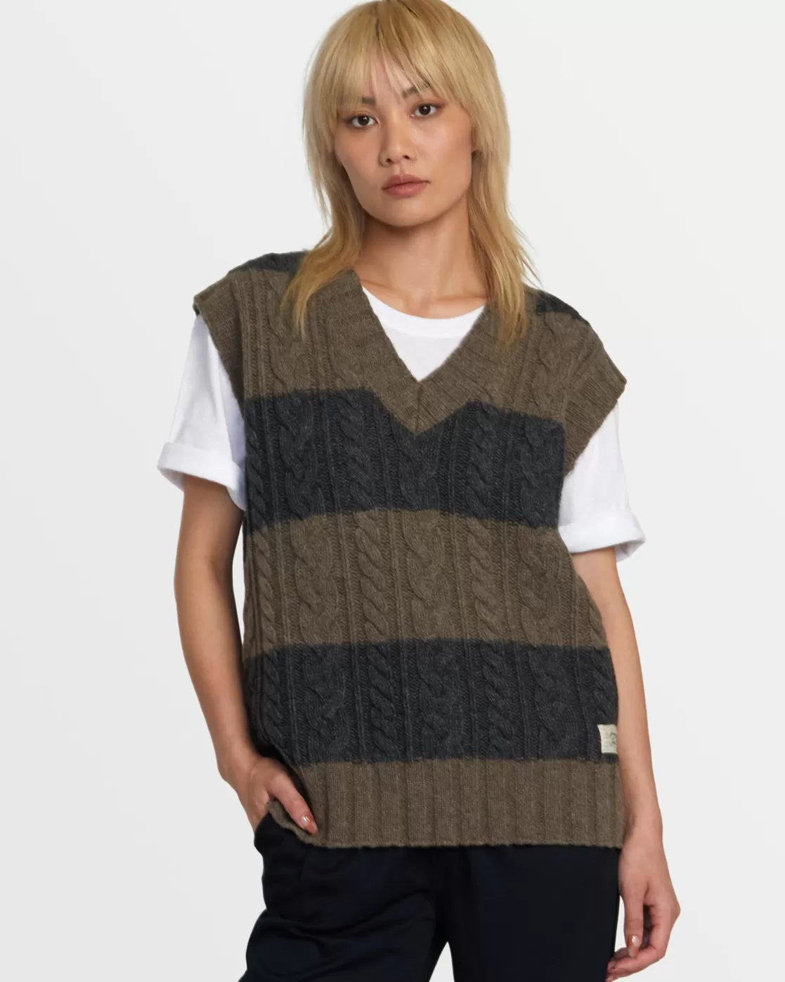 Sale CHEFS KISS SWEATER VEST Women Sweaters