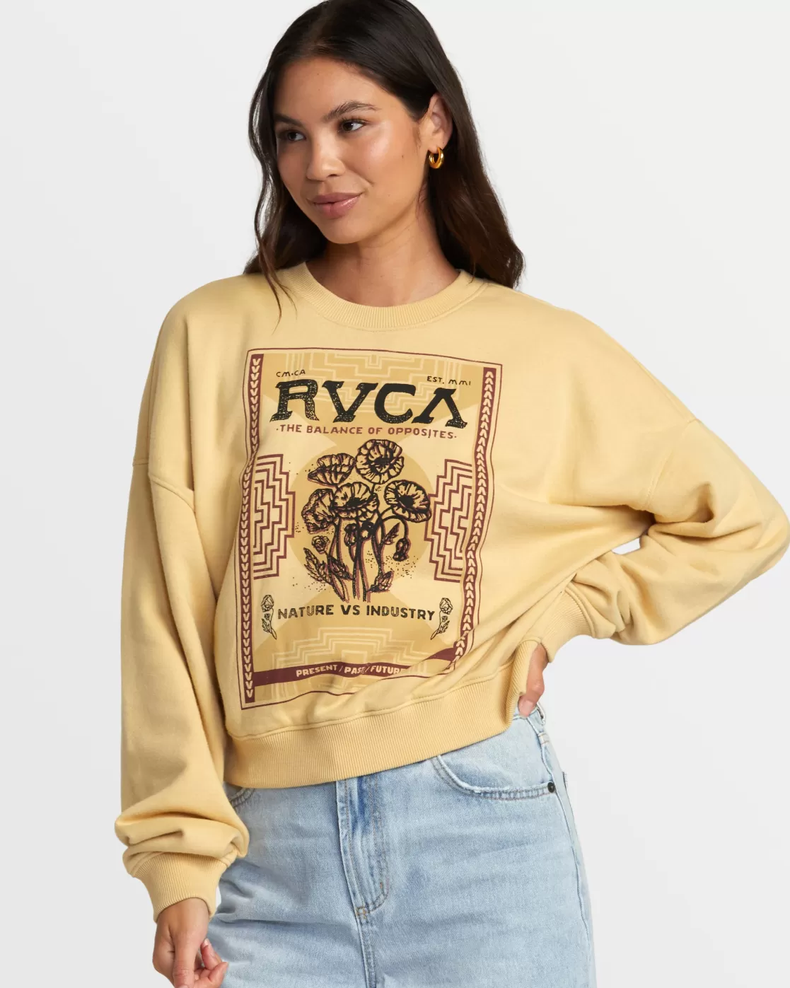 New COURT CREWNECK SWEATSHIRT Women Hoodies / Fleece