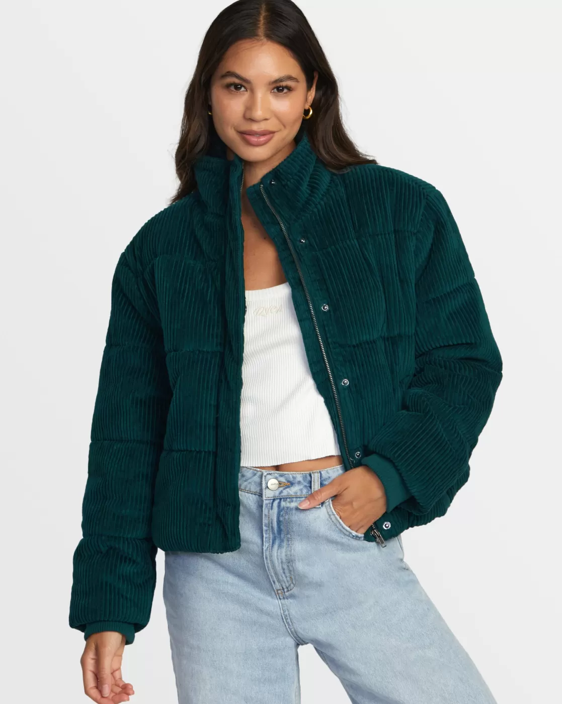 Store EEZEH CORDUROY PUFFER JACKET Women Jackets