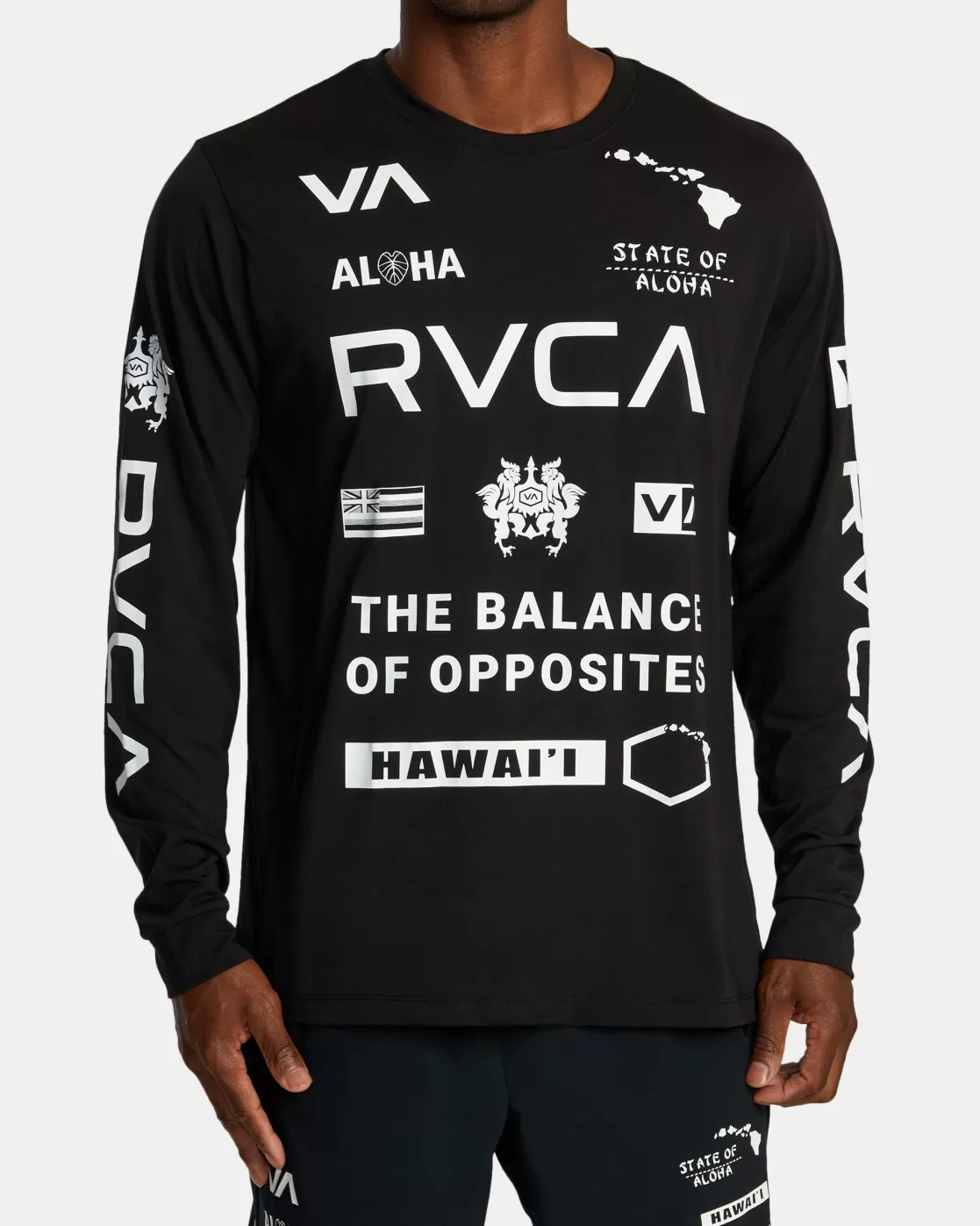 Best HAWAII ALL BRAND SPORT TECH LONG SLEEVE TEE Workout Shirts | Tees / Tanks