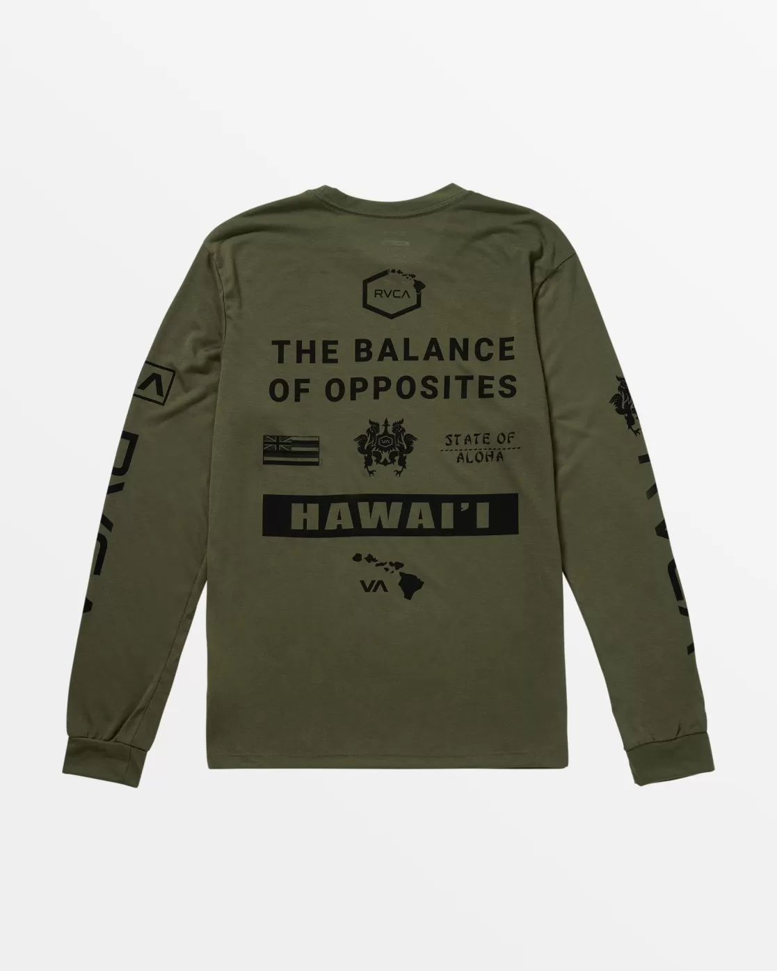New HAWAII ALL BRAND SPORT TECH LONG SLEEVE TEE Workout Shirts | Tees / Tanks