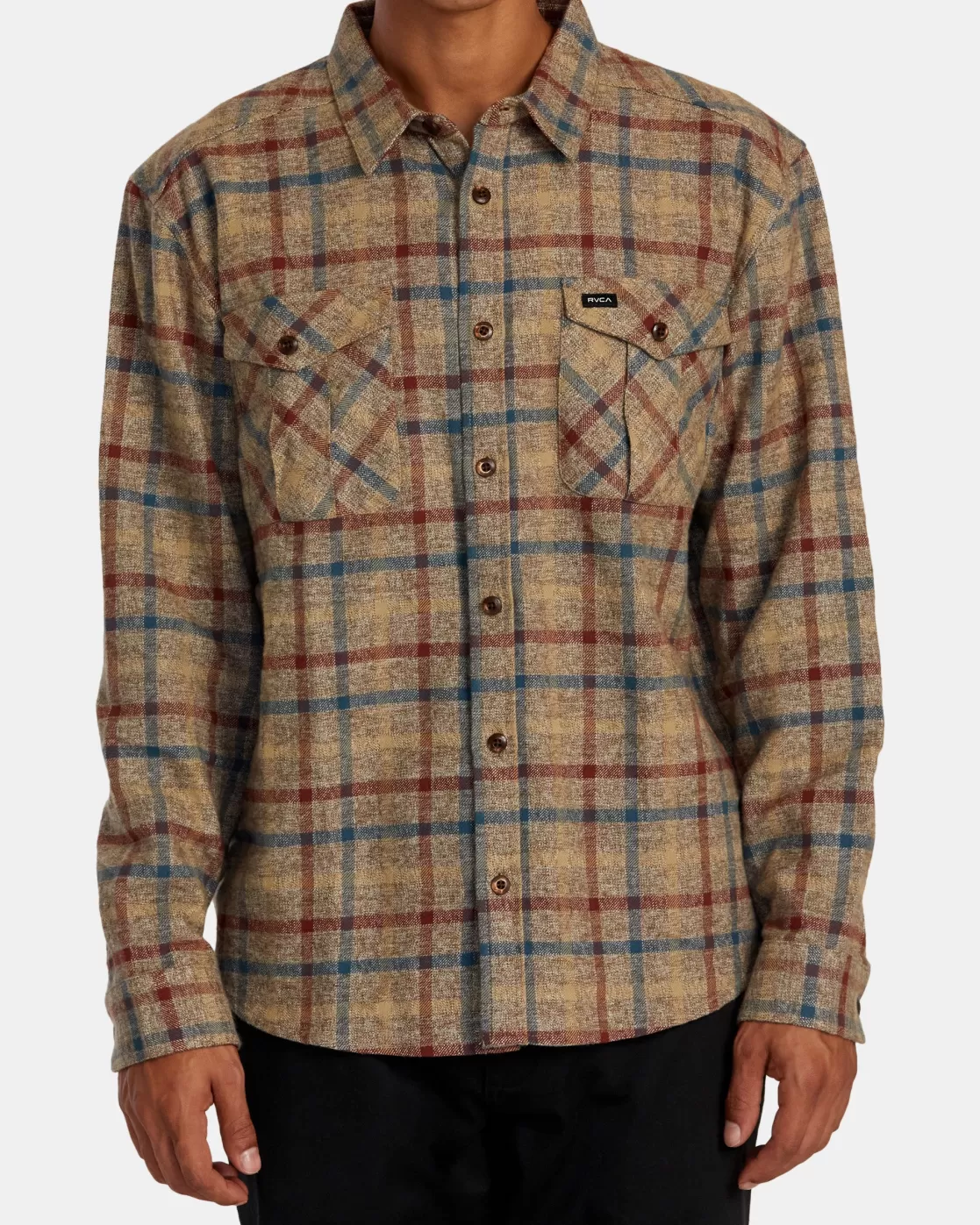 Shop HUGHES FLANNEL LONG SLEEVE SHIRT Shirts / Flannels