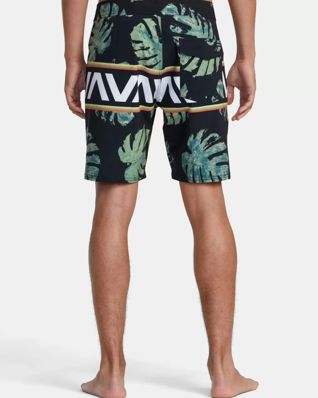 Best Sale OBLOW HAWAII BANDED BOARDSHORTS 18'' Boardshorts / Trunks | 18"-19" Outseam