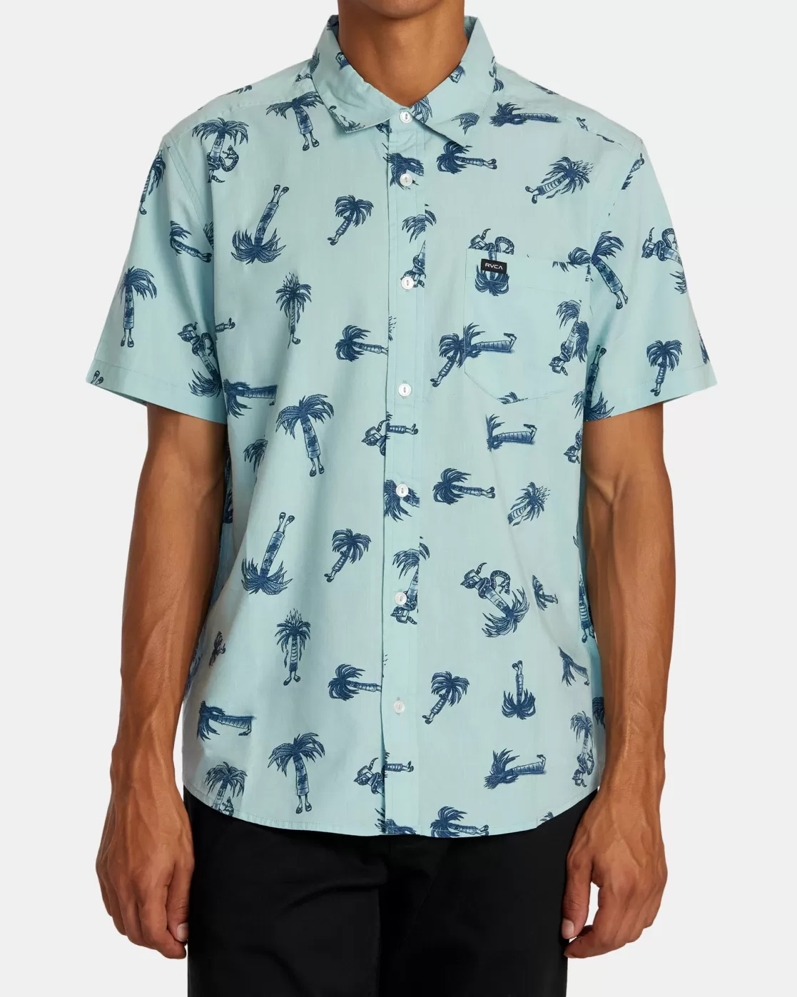 Hot POMMIER PALMS SHORT SLEEVE SHIRT Shirts / Flannels