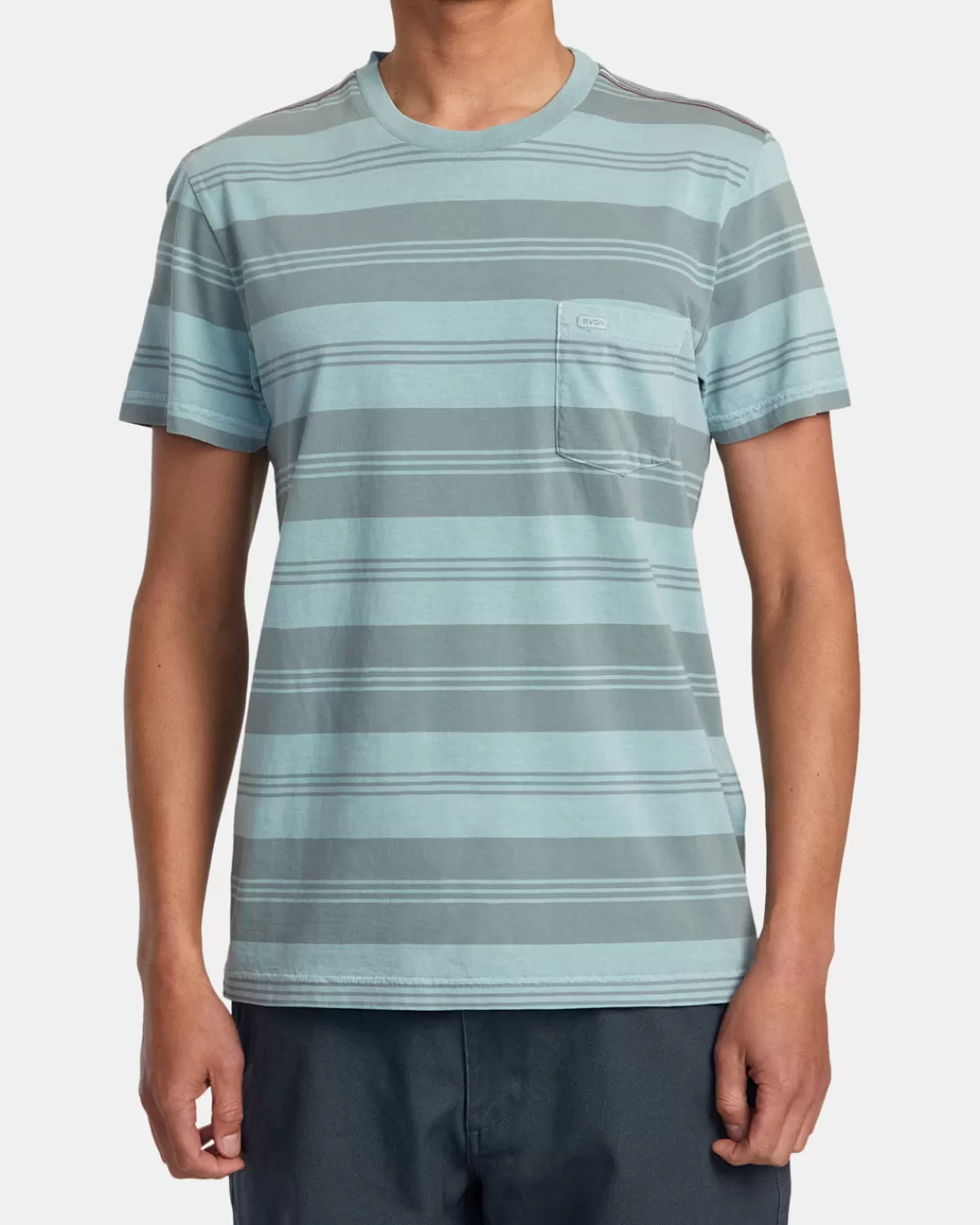 New PTC STRIPE SHORT SLEEVE KNIT Tees / Tanks