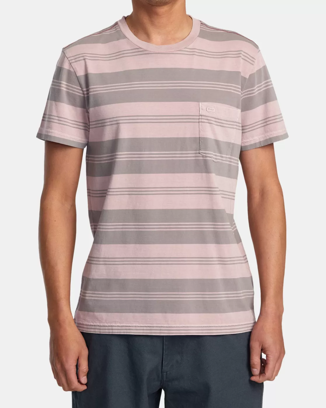 Cheap PTC STRIPE SHORT SLEEVE KNIT Tees / Tanks