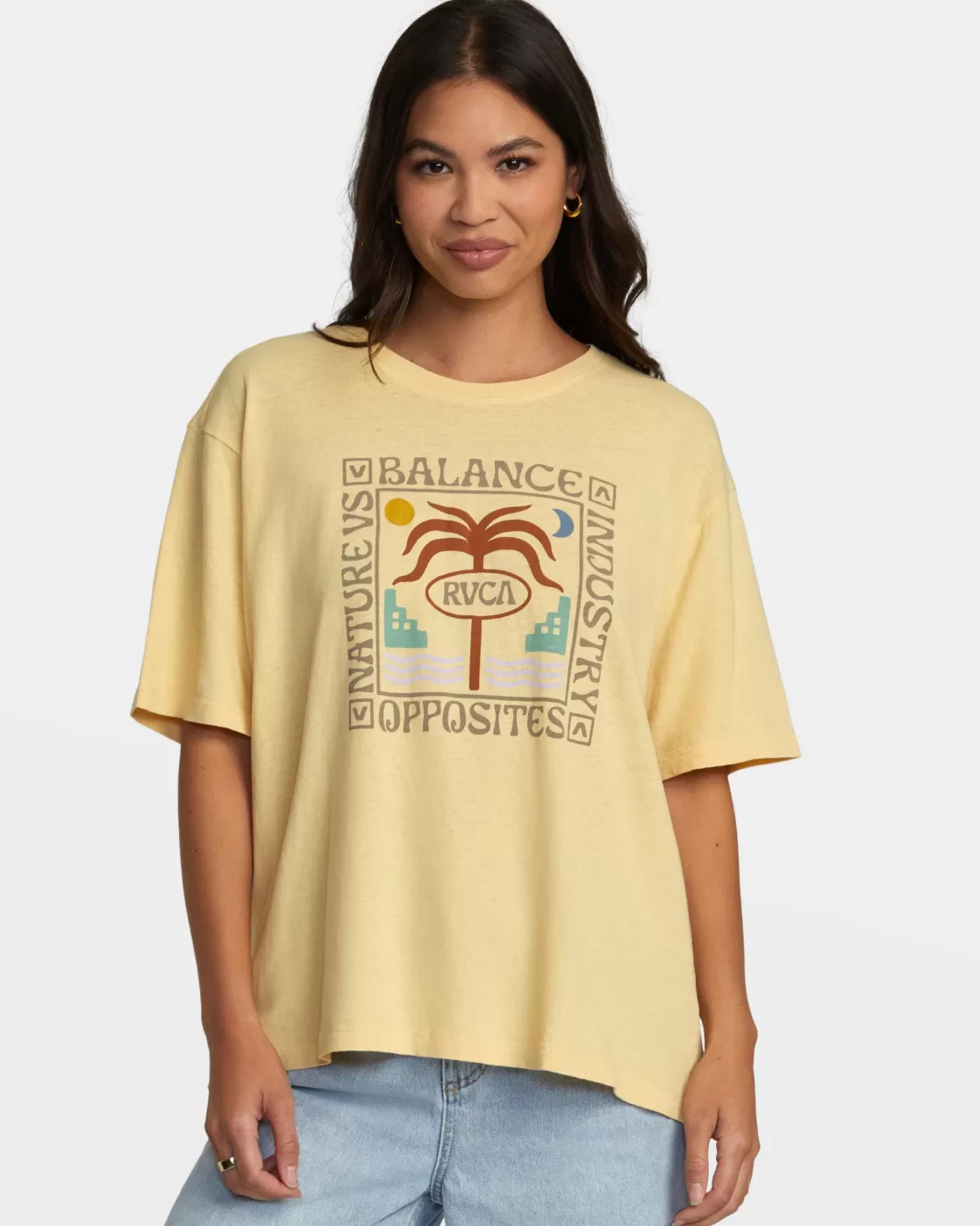 Discount SECLUDED ISLAND TEE Women Tees / Tanks