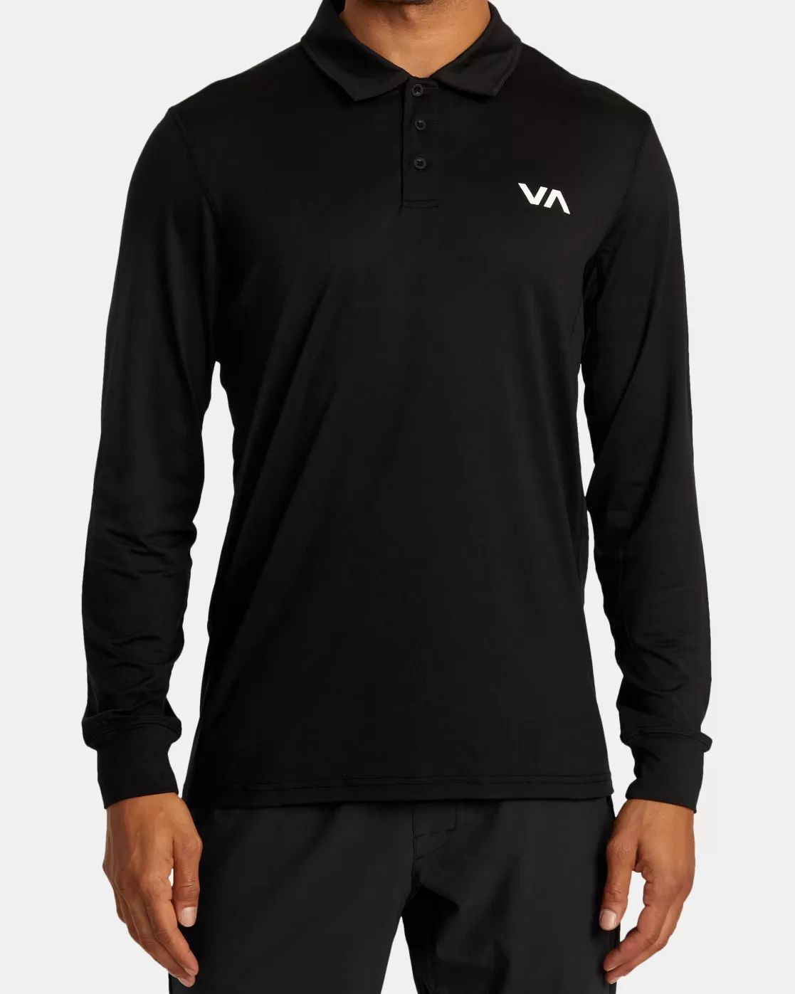 Sale SPORT VENT LONG SLEEVE POLO TEE Workout Shirts