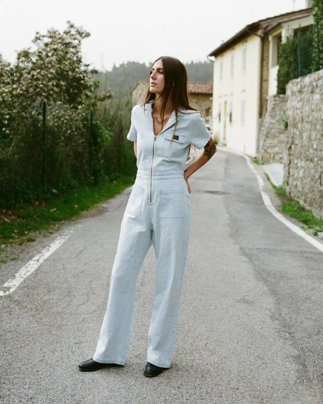 Best SPRING SHIFT WORKWEAR JUMPSUIT Women Dresses / Rompers