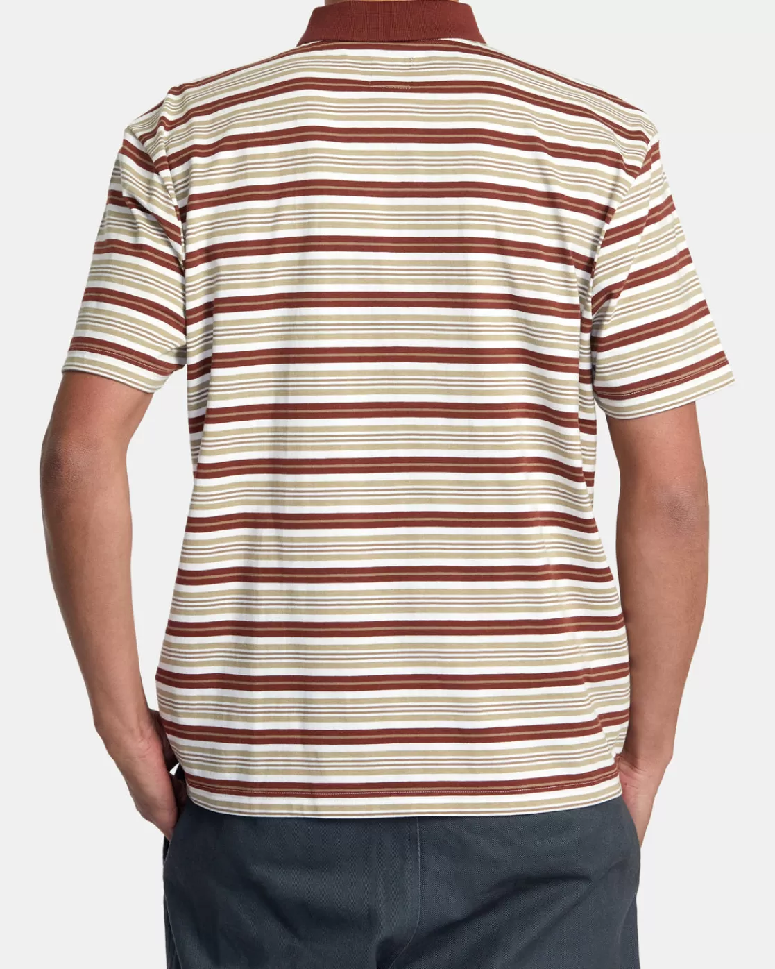 Clearance UPTOWN STRIPE POLO SHORT SLEEVE POLO SHIRT Tees / Tanks