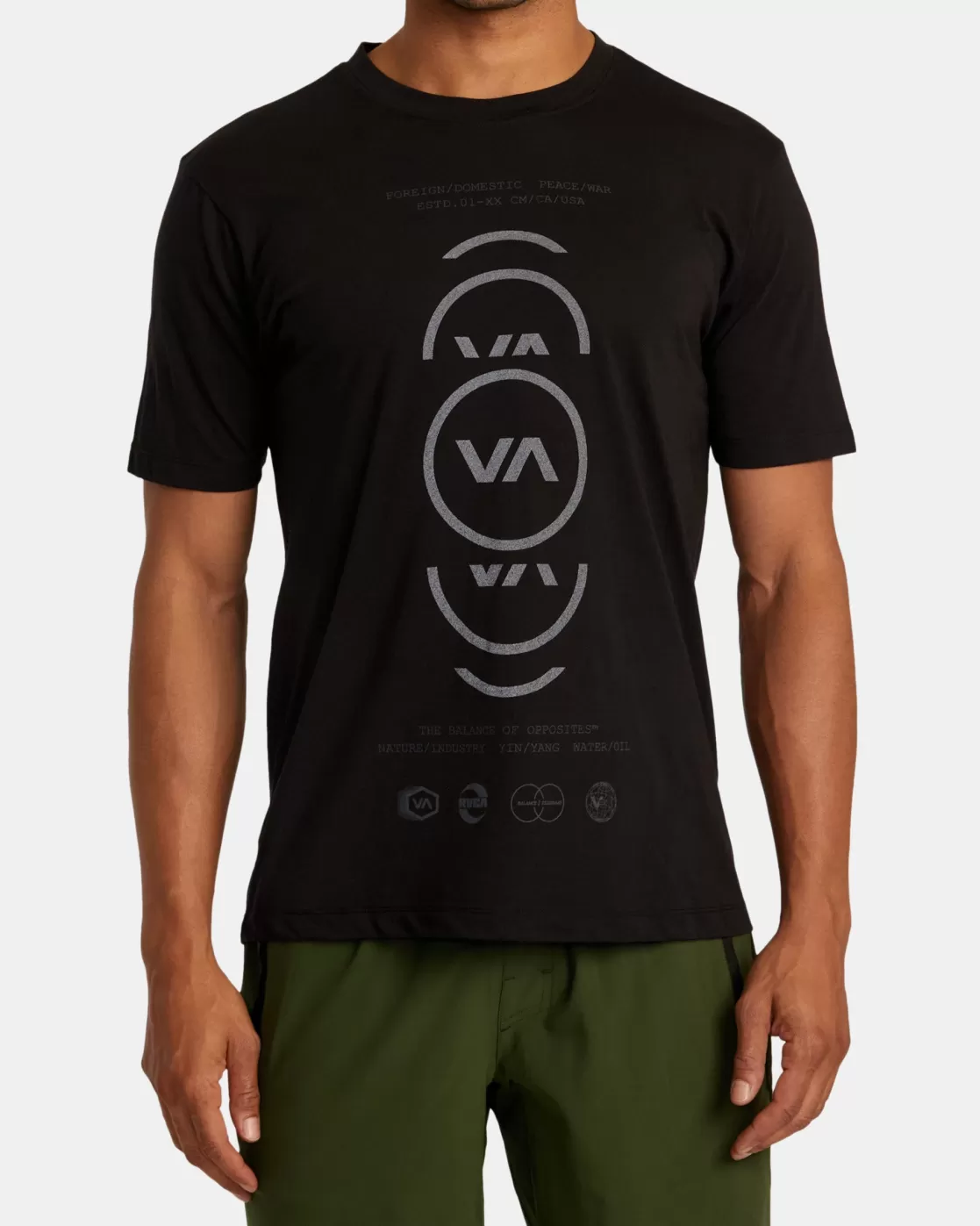 Discount VA CIRCLE SPLITTER TEE Workout Shirts | Tees / Tanks