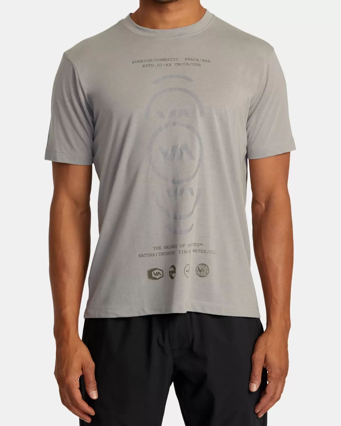 Online VA CIRCLE SPLITTER TEE Workout Shirts | Tees / Tanks