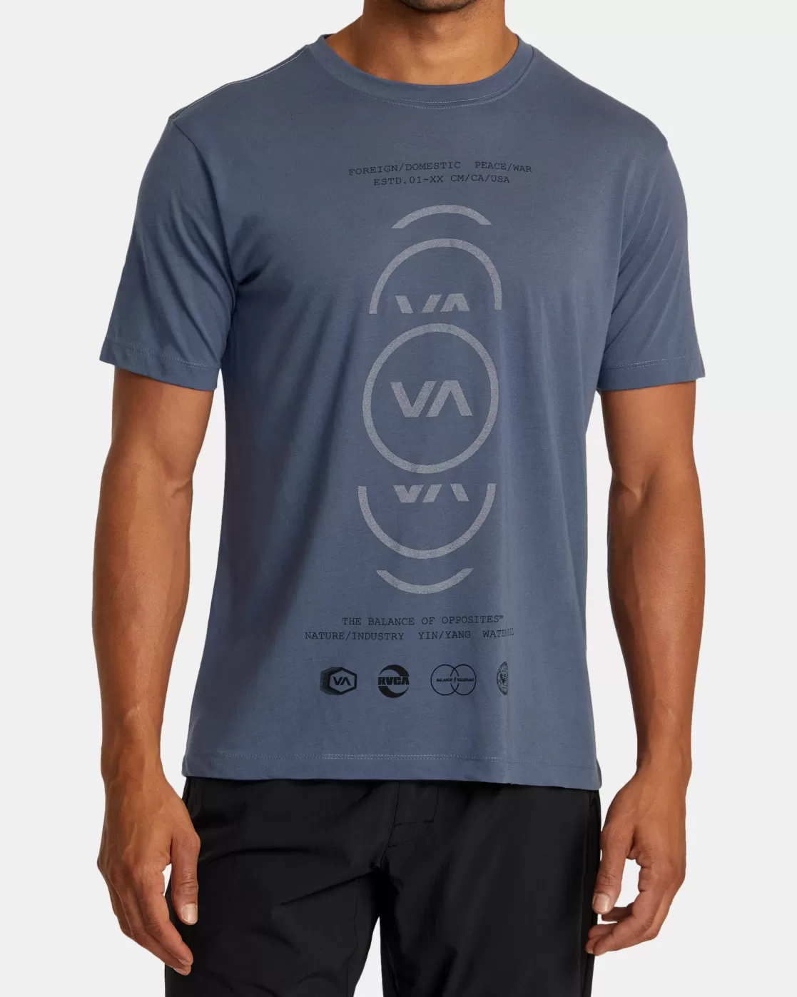 Clearance VA CIRCLE SPLITTER TEE Workout Shirts | Tees / Tanks