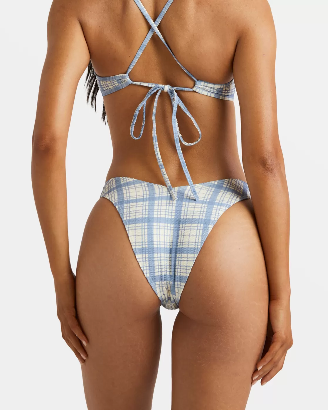 Clearance VINTAGE PLAID V MEDIUM FRENCH BIKINI BOTTOMS Women Bikini Bottoms | Bikini Bottoms