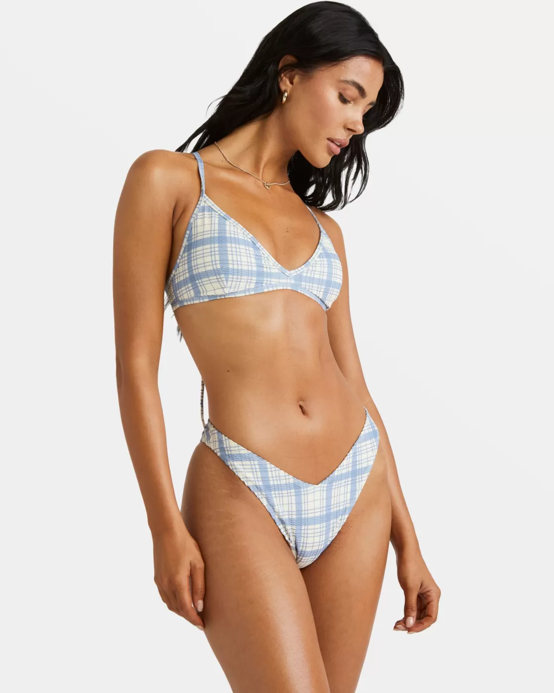 Clearance VINTAGE PLAID V MEDIUM FRENCH BIKINI BOTTOMS Women Bikini Bottoms | Bikini Bottoms